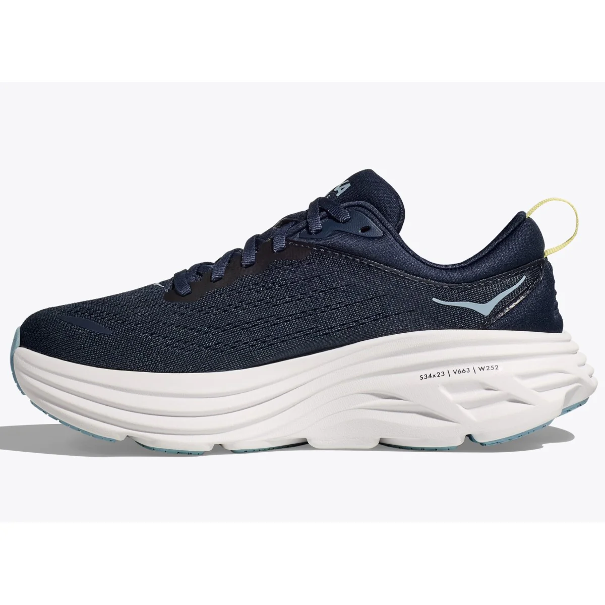 Hoka Bondi 8 Running Shoes Women's (Varsity Navy White) - Image 3