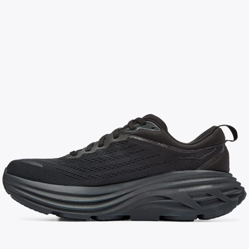 Hoka Bondi 8 Running Shoes Women's (Black) - Image 3