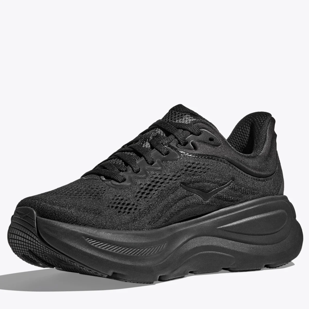 Hoka Bondi 9 Running Shoes Men's Wide (Black) - Image 3