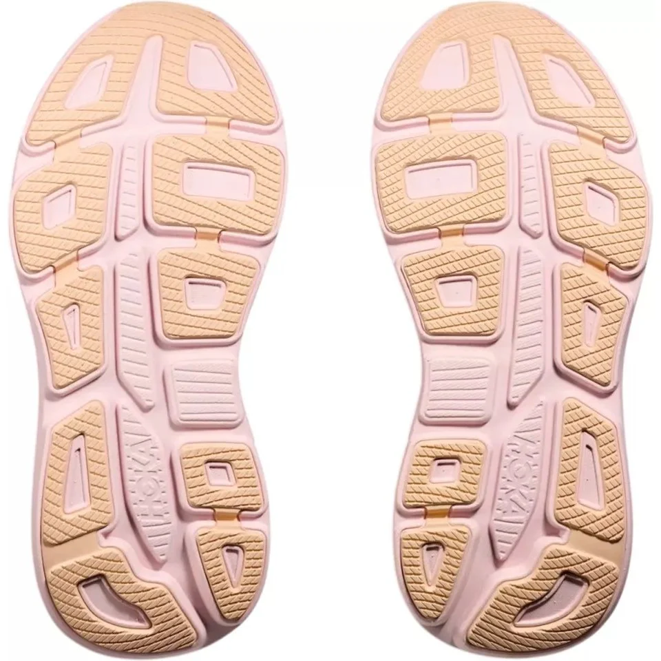 Hoka Bondi 9 Running Shoes Women's (Lilac Cream Tangerine Glow) - Image 2