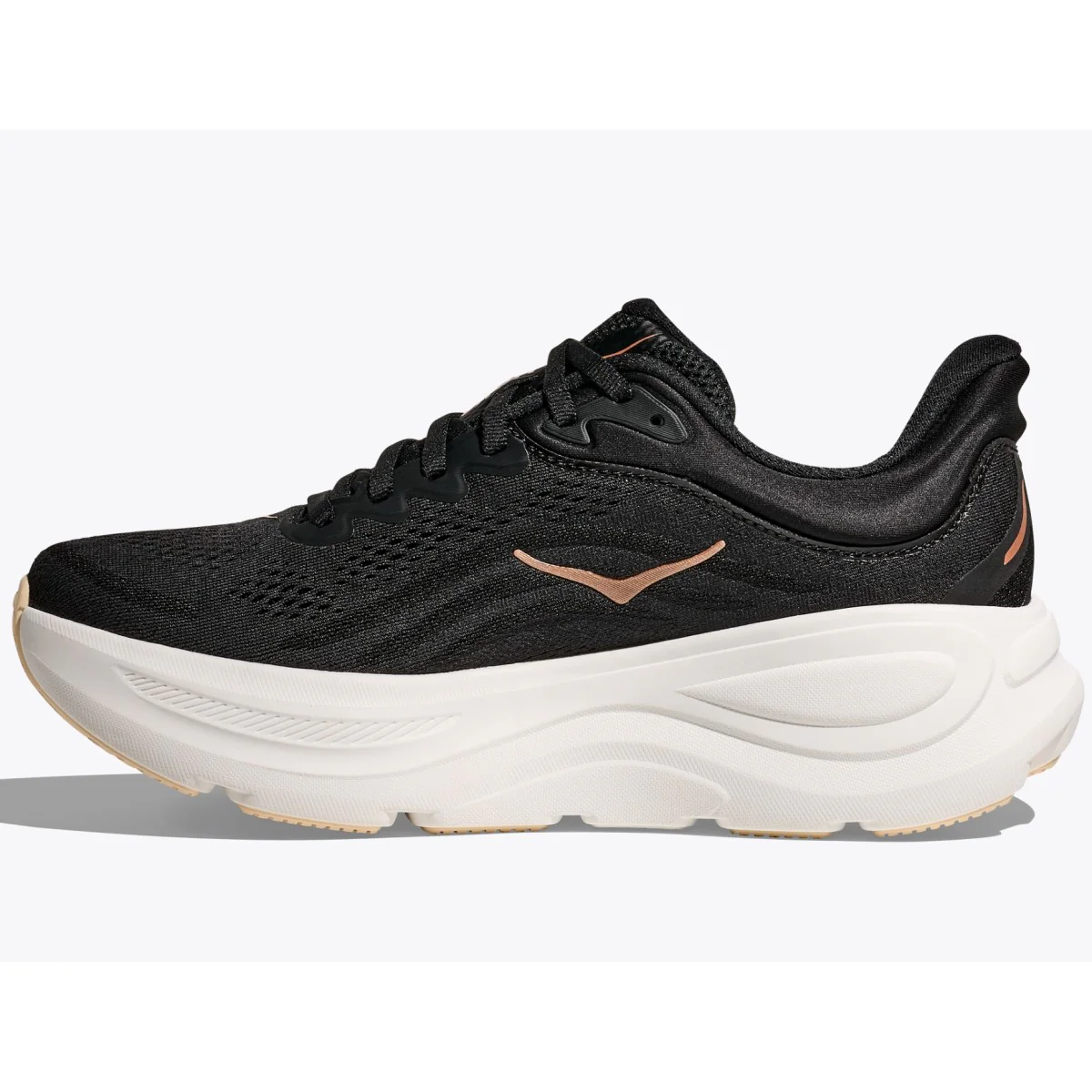 Hoka Bondi 9 Running Shoes Women's (Black Rose Gold BRGL) - Image 3