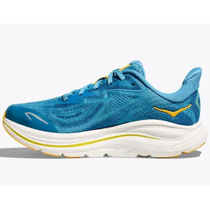 Hoka Clifton 10 Running Shoes Kid's (Alpine Blue Foggy Night) - Image 3