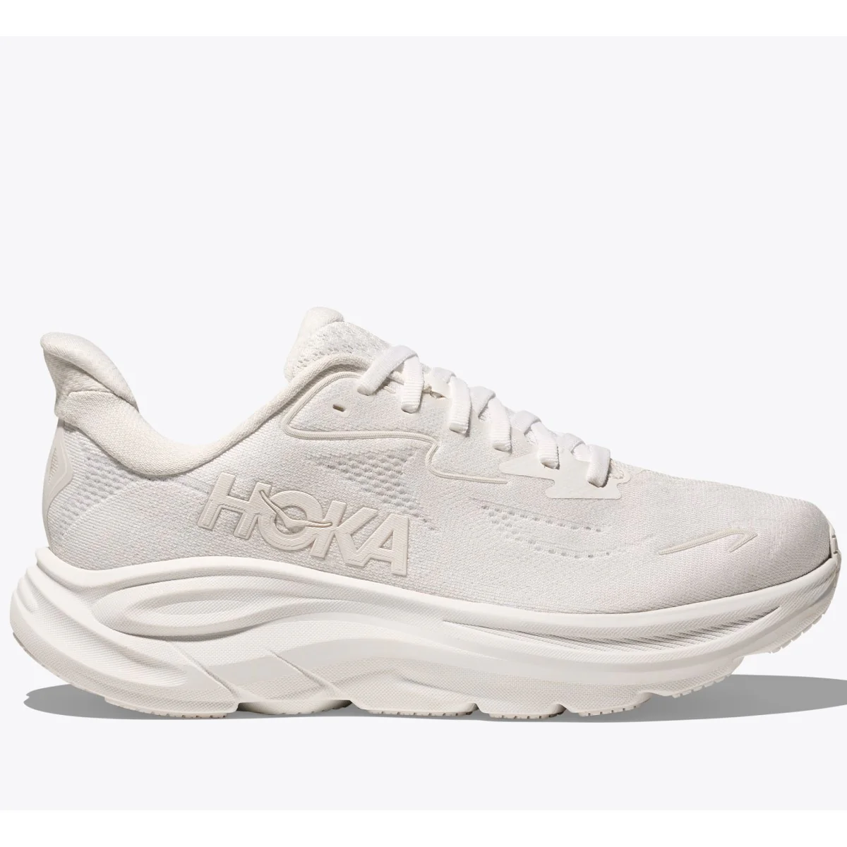 Hoka Clifton 10 Running Shoes Women's (White White)