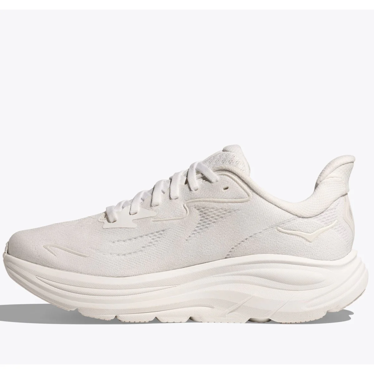 Hoka Clifton 10 Running Shoes Women's (White White) - Image 3