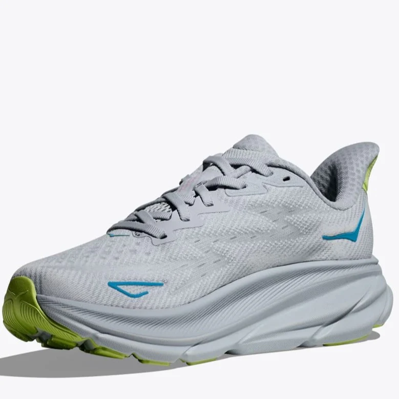 Hoka Clifton 9 Running Shoes Women's (Gull Sea Ice) - Image 3