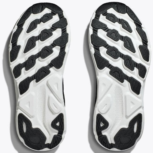 Hoka Clifton 9 Running Shoes Women's (Black White) - Image 2