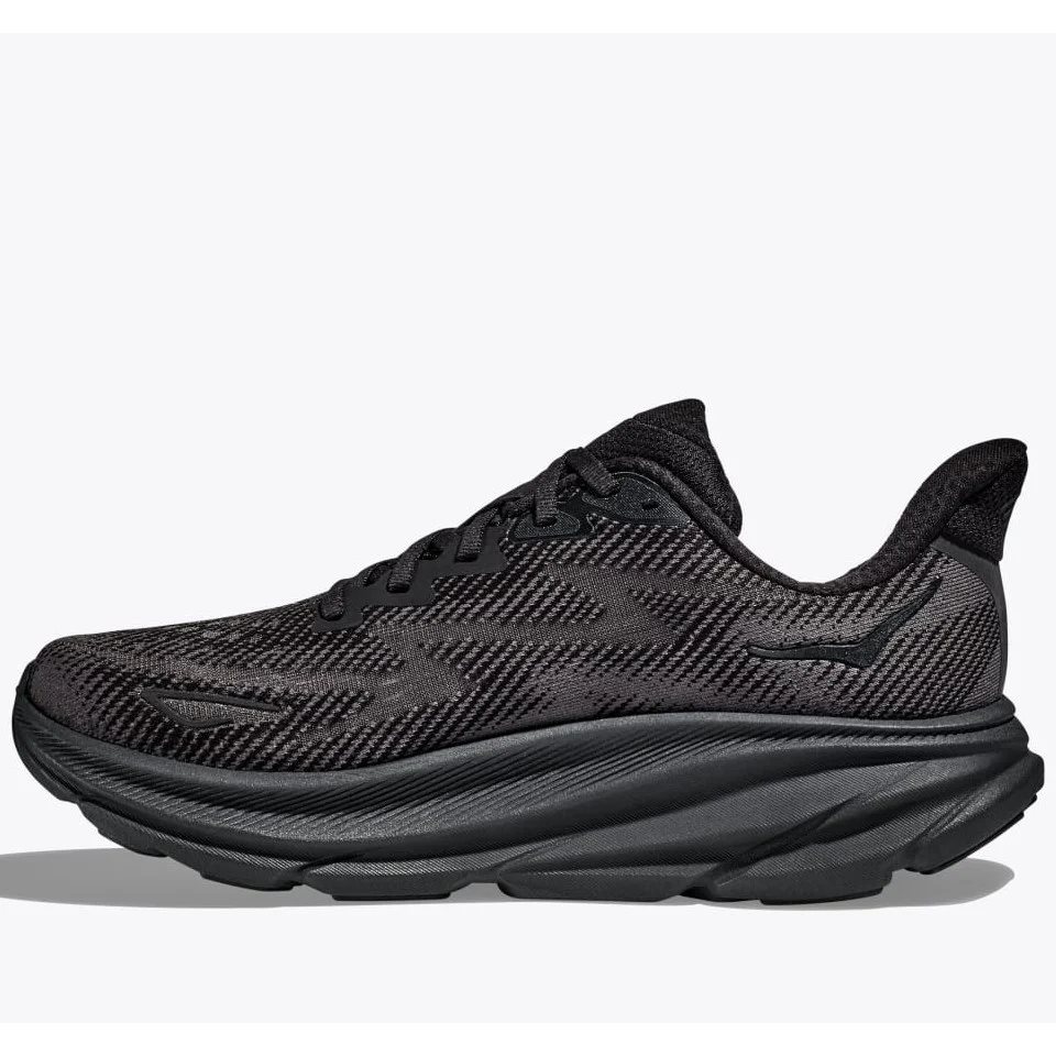 Hoka Clifton 9 Running Shoes Women's UK 9.5 (Black BBLC) - Image 3