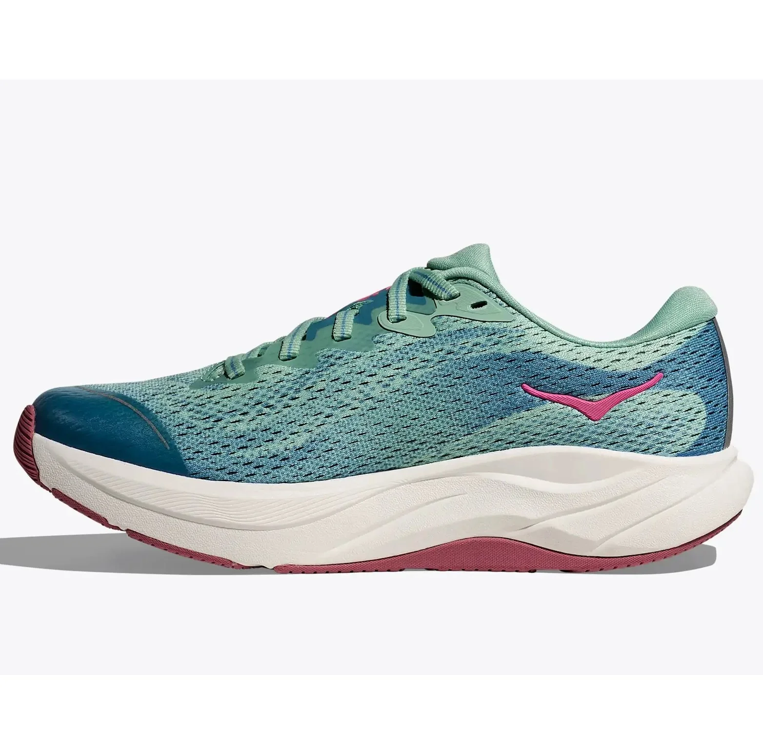 Hoka Rincon 4 Running Shoes Kid's (Jadeite Alpine Blue JTL) - Image 2