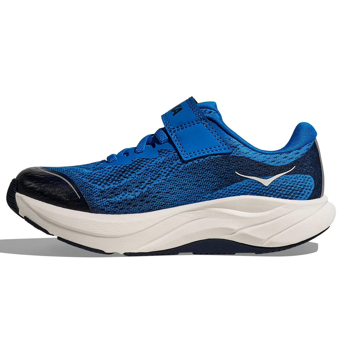 Hoka Rincon 4 Running Shoes Little Kid's (Electric Cobalt Navy ECC) - Image 3