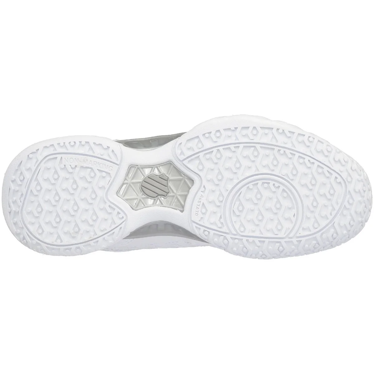 K Swiss BigShot Light 4 Omni Tennis Shoes Ladies (White Silver) - Image 2