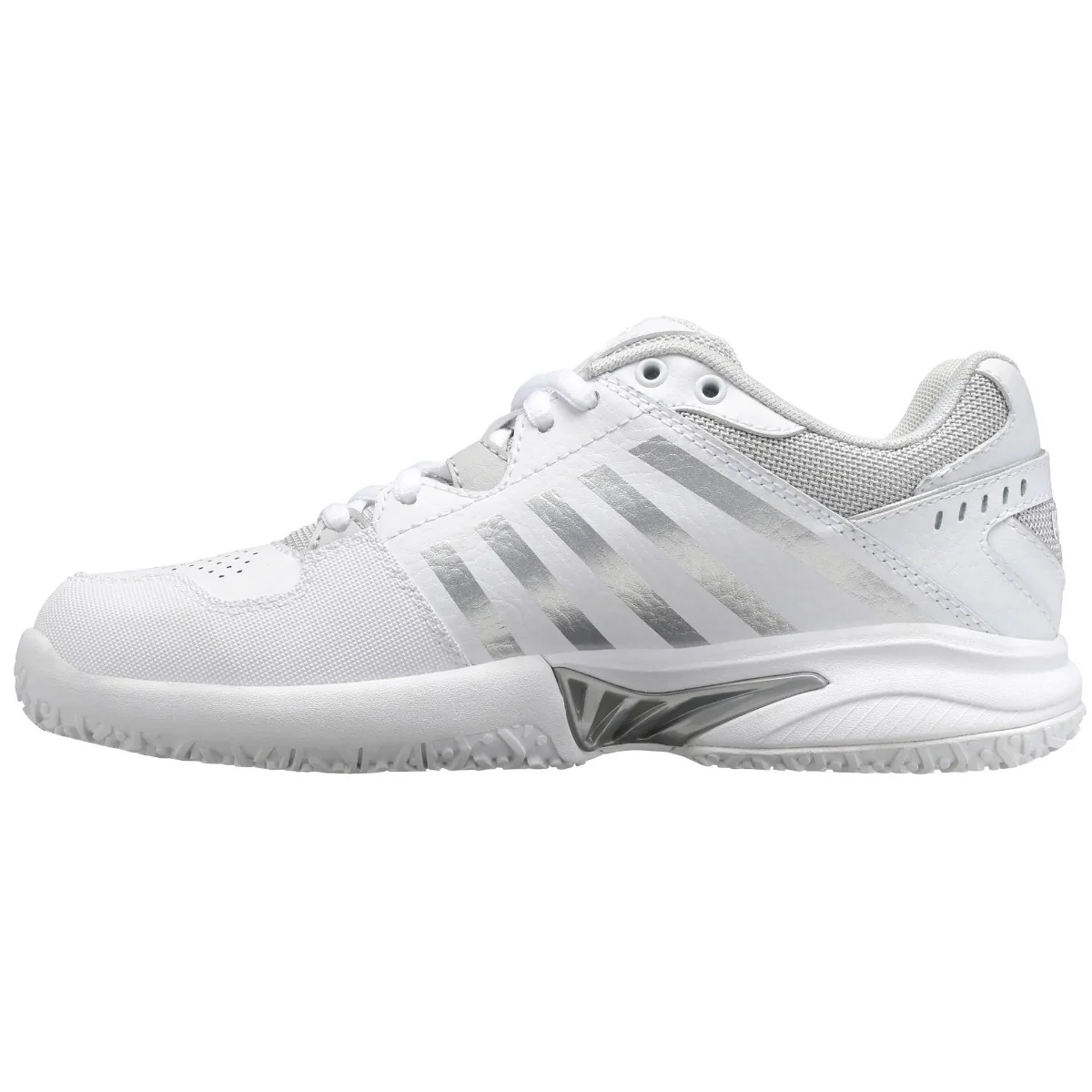 K Swiss Reciever V Omni Tennis Shoes Ladies (White Vapor Blue) - Image 3