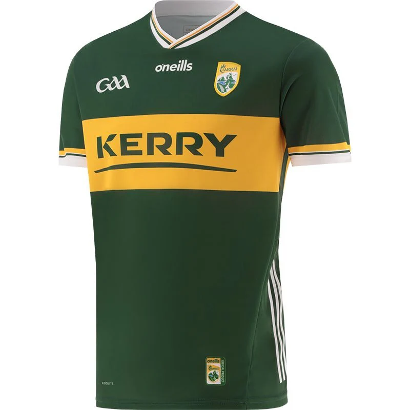 O'Neills Kerry GAA Home Jersey 2024 Junior (Bottle Shadow Amber)