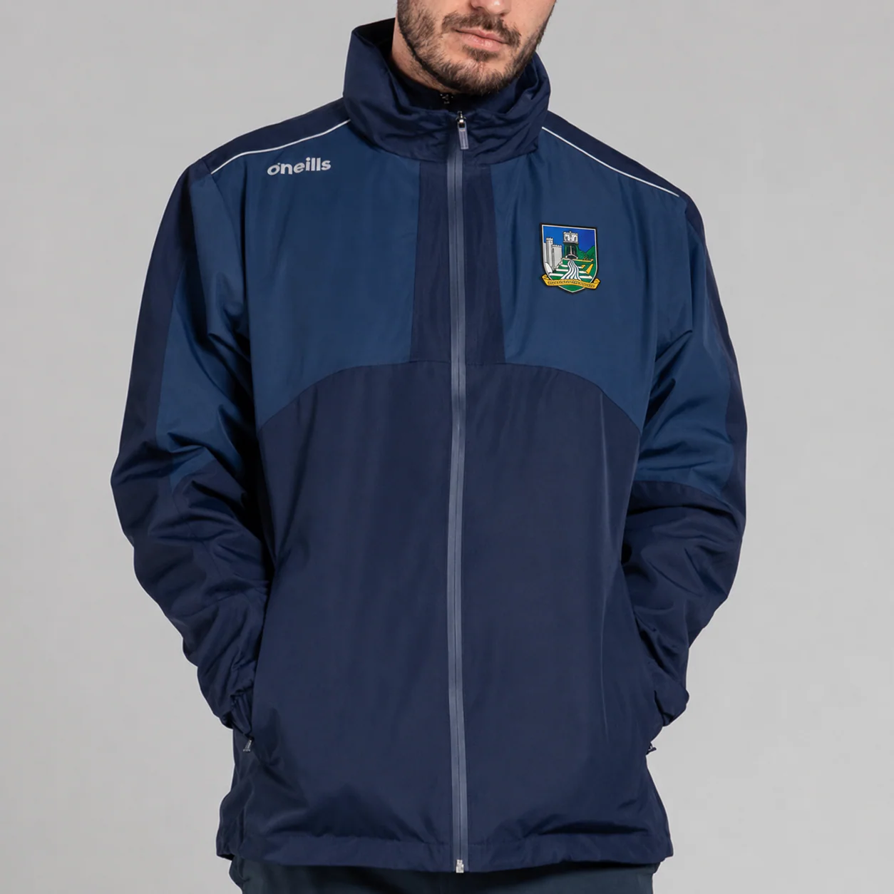 O'Neills Limerick GAA Altitude Rain Jacket Men's (Marine)