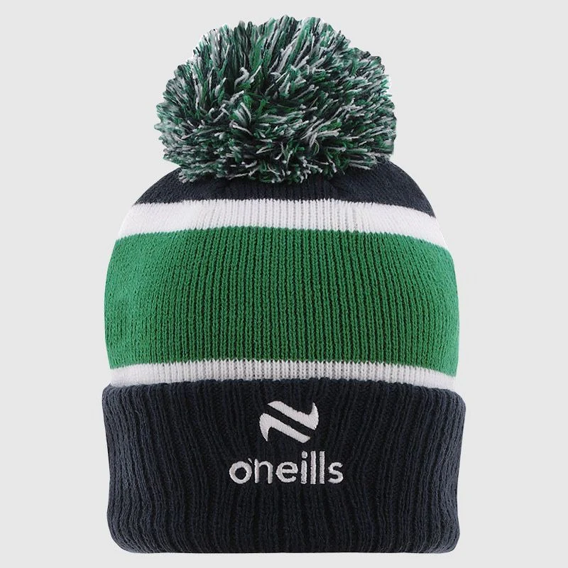 O'Neill's Limerick GAA Dynamo Bobble Hat Unisex (Marine Emerald) - Image 2