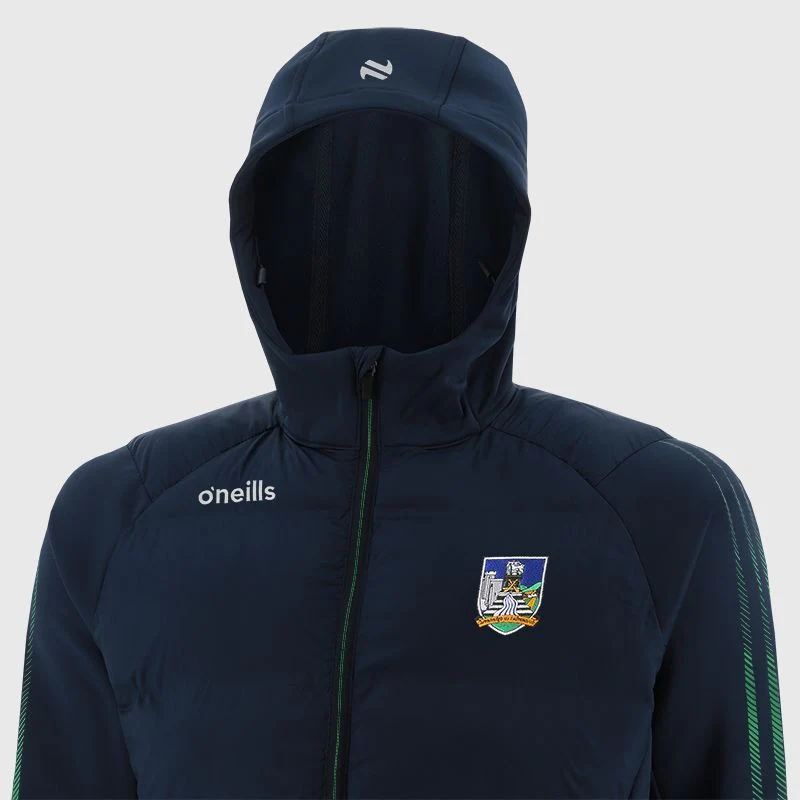 O'Neills Limerick GAA Dyanmo 075 Hooded Jacket Kids' (Marine) - Image 2
