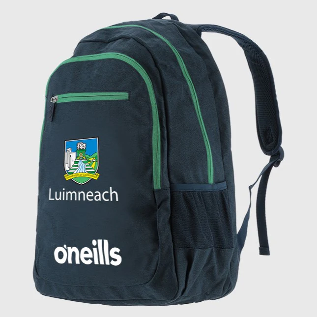 O’Neills Limerick GAA Dynamo B03 Backpack Unisex (Navy Green) - Image 2