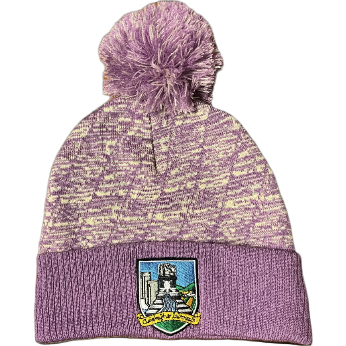 Limerick GAA Bobble Hat Unisex (Lavender)