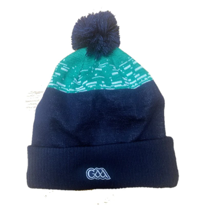 Limerick GAA Bobble Hat (Navy Green) - Image 2
