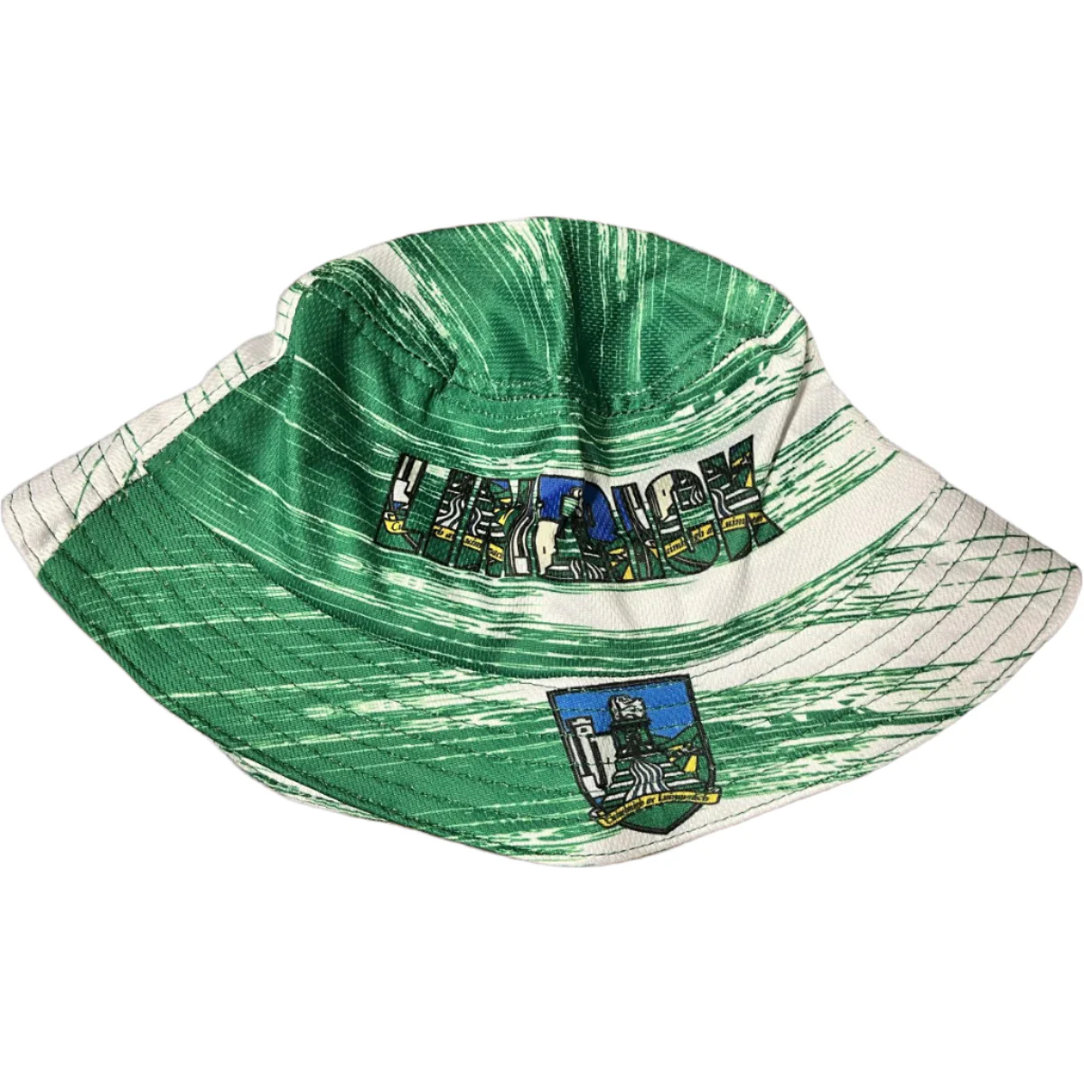 Limerick GAA Bucket Hat Unisex (Green White) - Image 3
