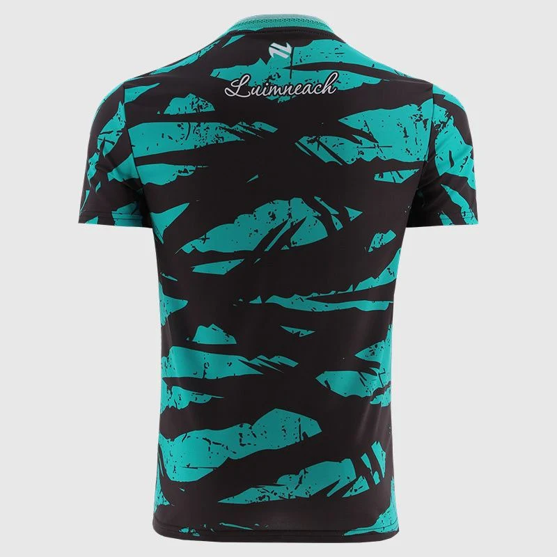 O'Neills Limerick GAA Training Jersey Player Fit (Dark Grey Green) - Image 2