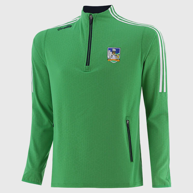 O'Neills Limerick GAA Hydra 184 Half Zip Top Kid's (Green)