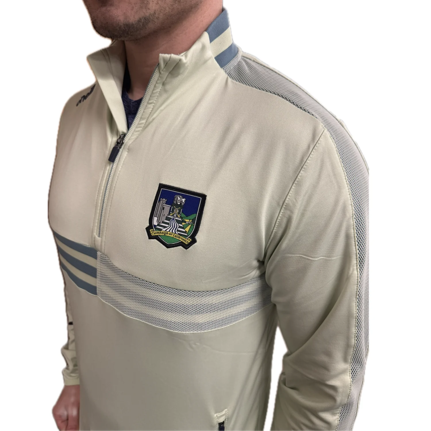 O'Neill's Limerick GAA Nepal 184 Half Zip Top Kid's (Green) - Image 2