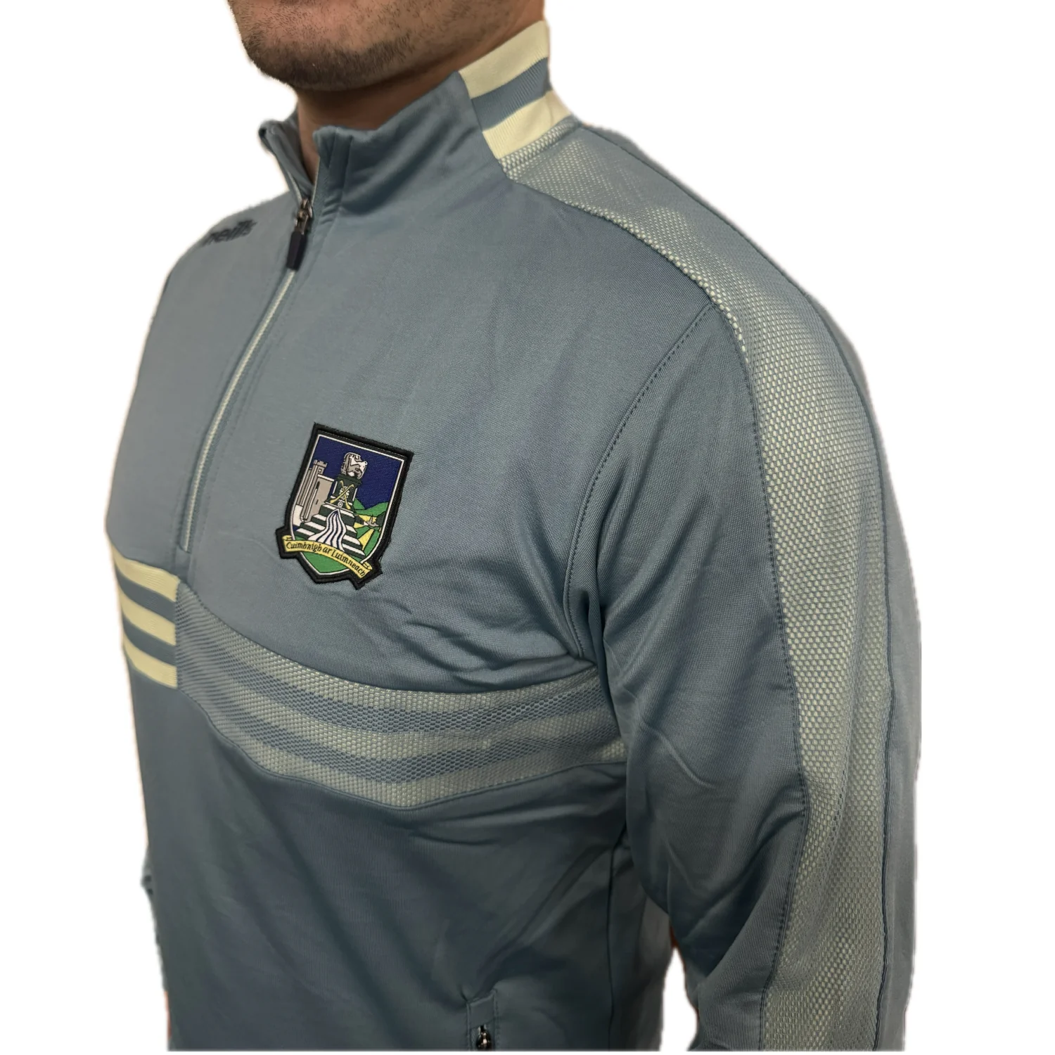 O'Neill's Limerick GAA Nepal 184 Half Zip Top Kid's (Teal Green) - Image 2