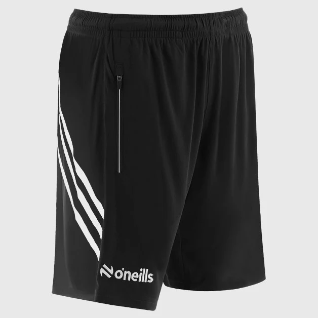 O'Neills Limerick Sedona 049 Poly Shorts Mens (Black White) - Image 2