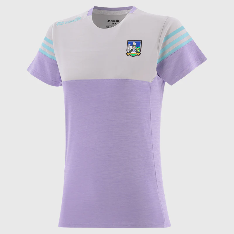 O'Neills Limerick GAA Sedona 060 T-Shirt Girls (Purple White Green)