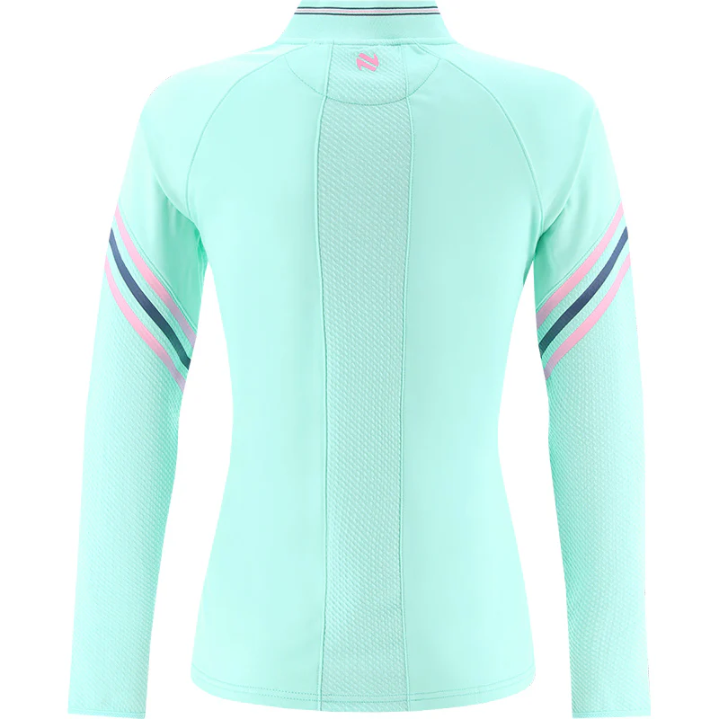O'Neills Limerick GAA Weston 184 Half Zip Top Girls (Mint Cotton Candy) - Image 2