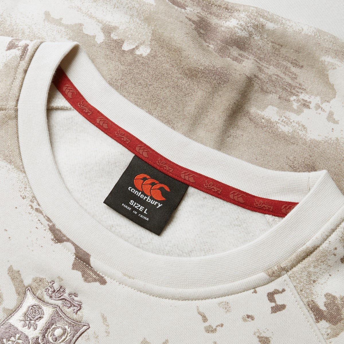 Canterbury Lions Camo Rugby Crew Neck Men's (Brown BT2) - Image 3