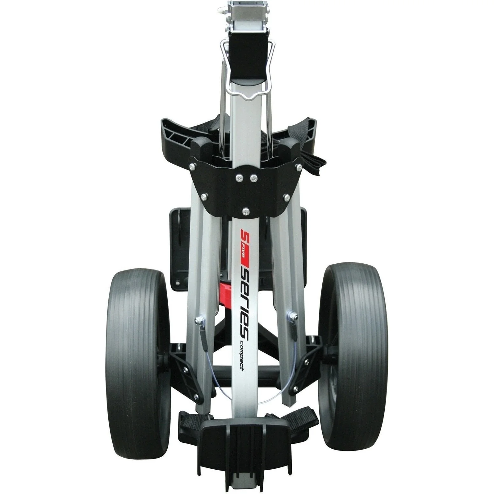 Masters 5 Series Compact 2 Wheel Pull Golf Trolley (Silver)