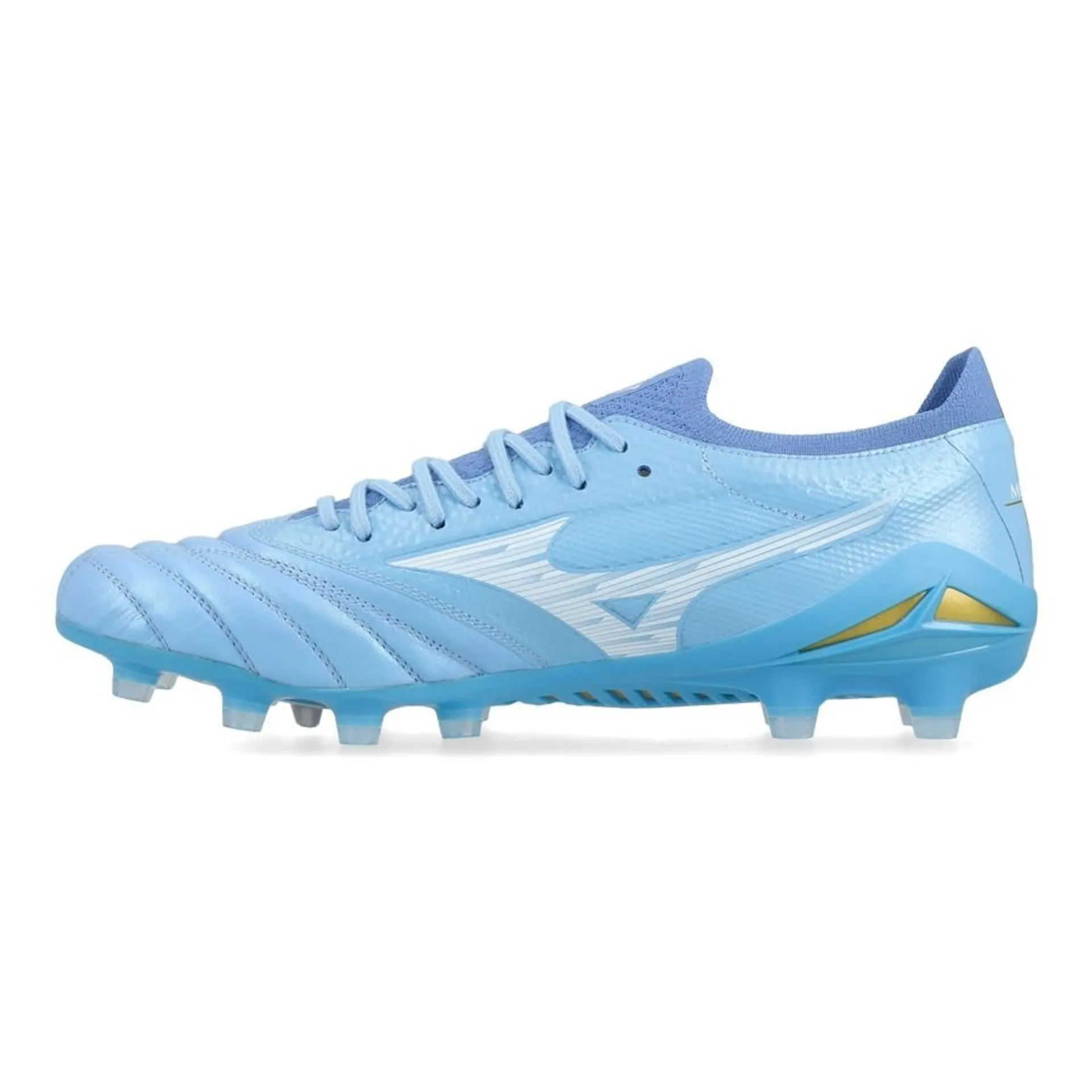 Mizuno Morelia Neo IV Elite FG Football Boots Men's (Celeste White) - Image 3