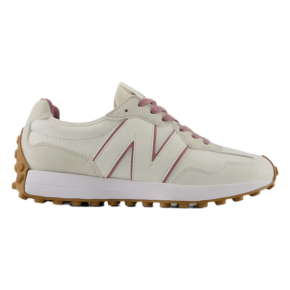 New Balance 327 Spikeless Golf Shoes Women's (White Brown Wine)