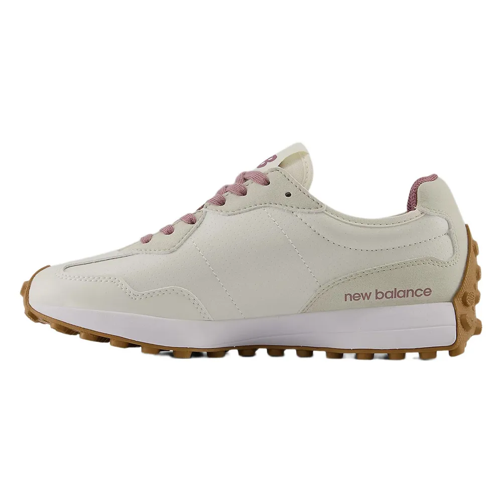 New Balance 327 Spikeless Golf Shoes Women's (White Brown Wine) - Image 2