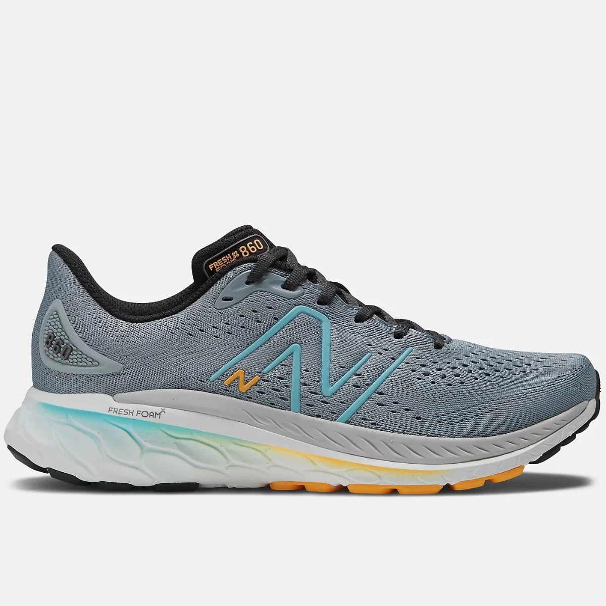 New Balance 860 V13 Running Shoes Men's UK 14.5 (Steel Summer Aqua)