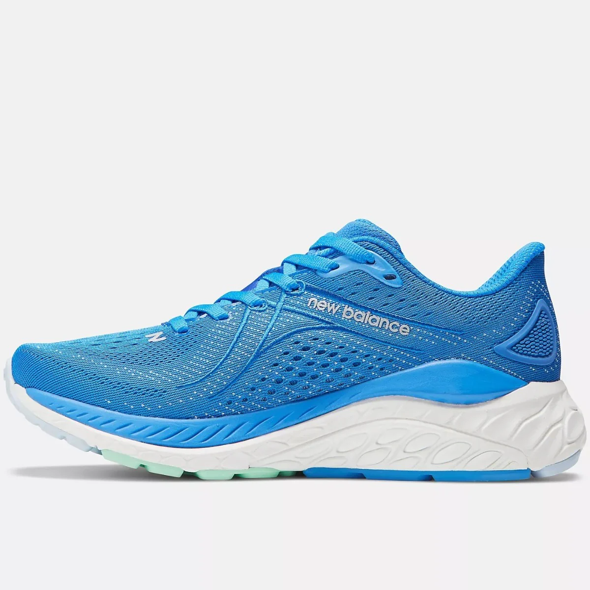 New Balance 860 V13 Running Shoes Women's Wide (Bright Lapis Bright Mint) - Image 3