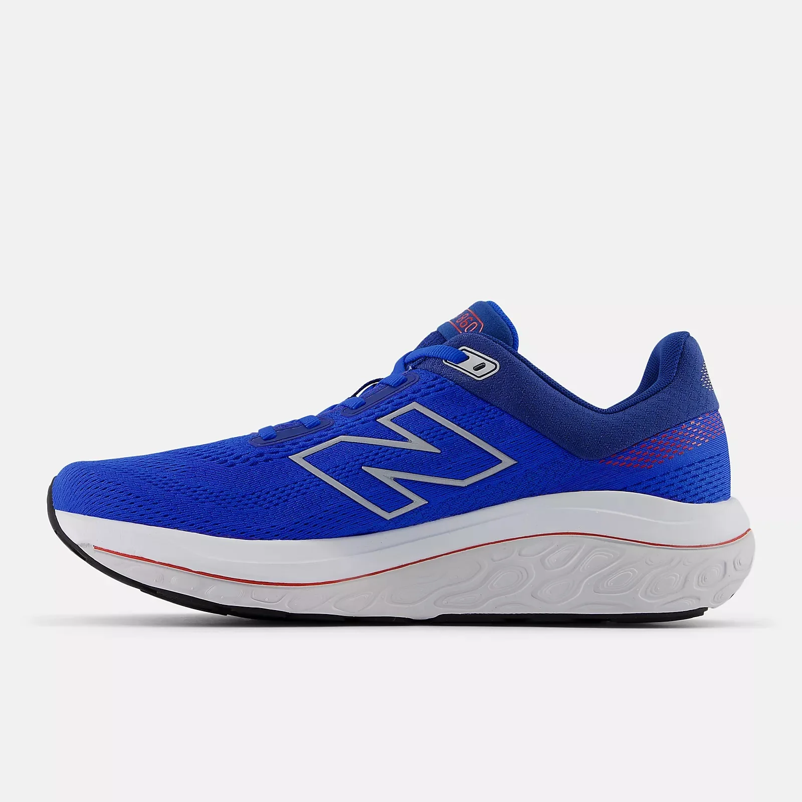 New Balance 860V14 Running Shoes Men's Wide (Blue White) - Image 3