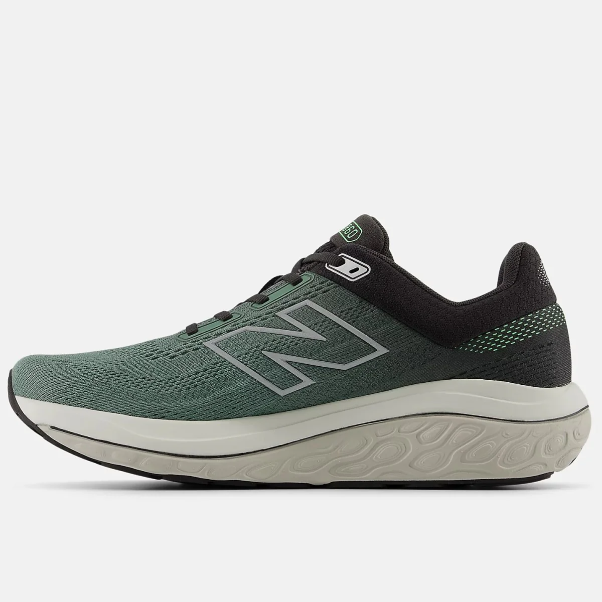 New Balance 860 V14 Running Shoes Men's Wide (Dark Juniper Black) - Image 3