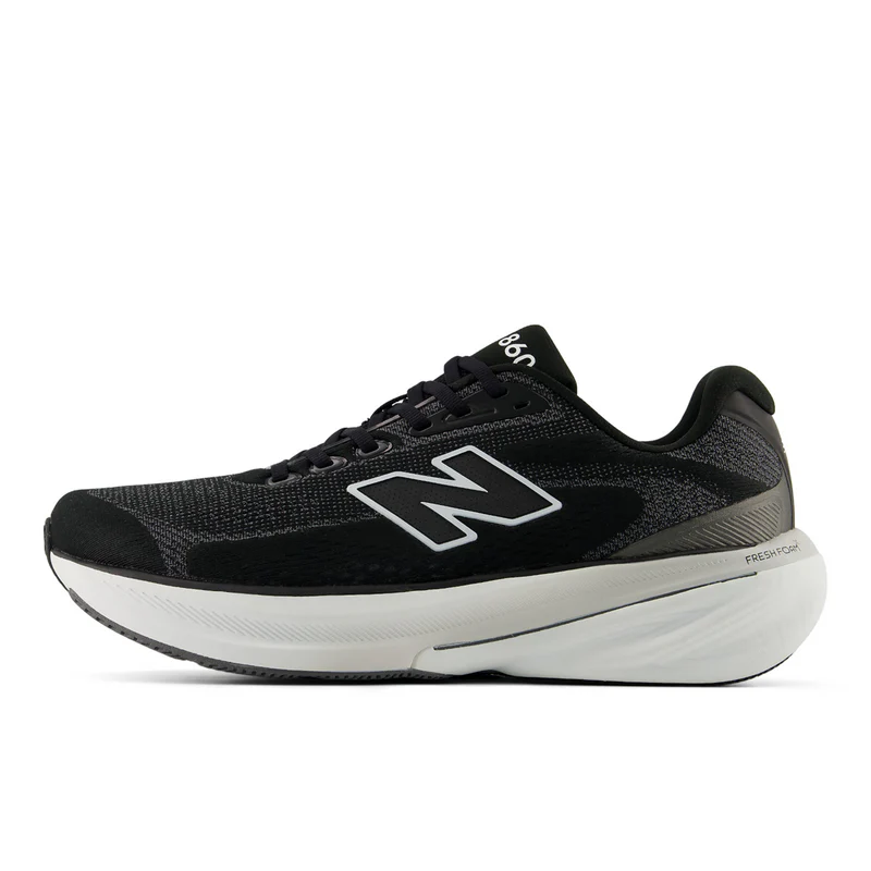 New Balance 860V15 Running Shoes Men's (Black White) - Image 2