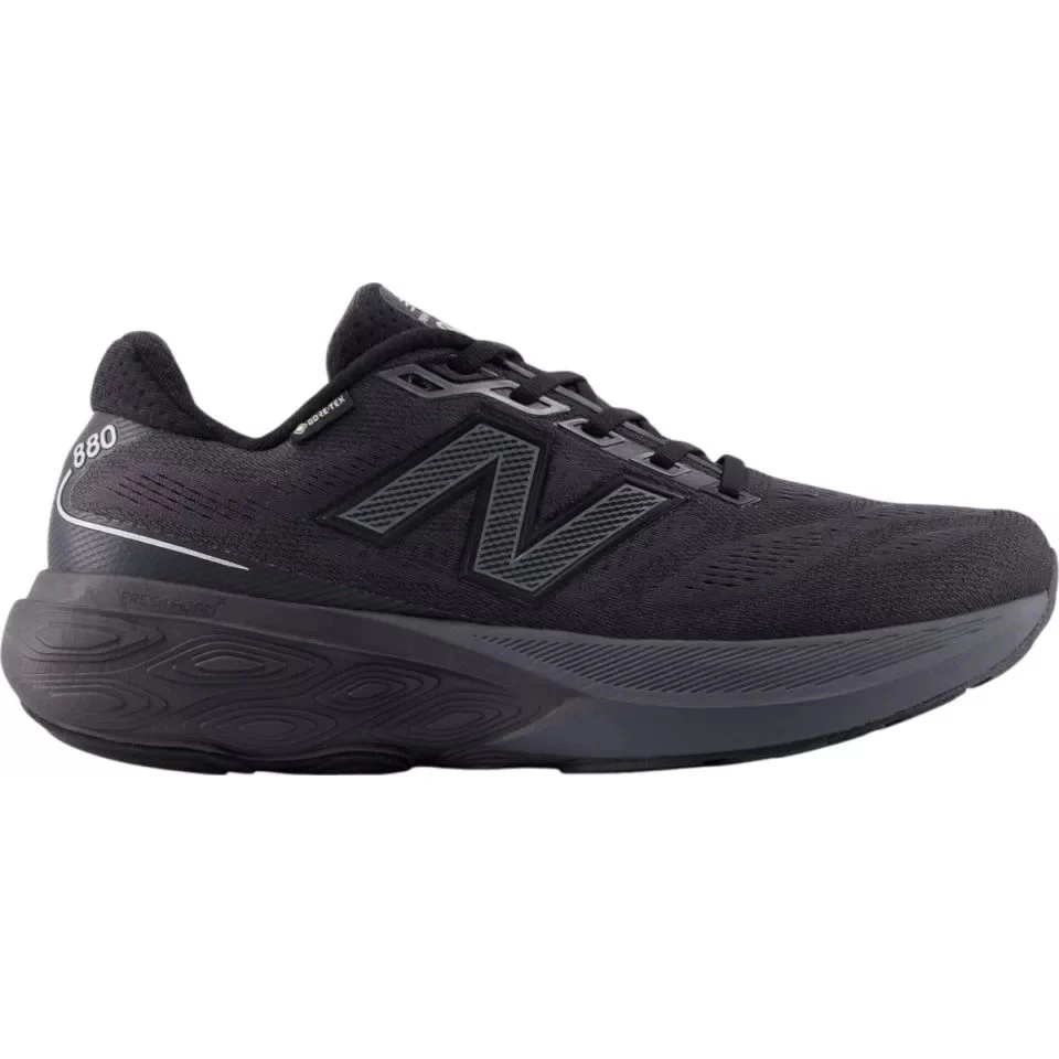 New Balance 880V15 Running Shoes Men's Goretex (Black Castlerock Silver)