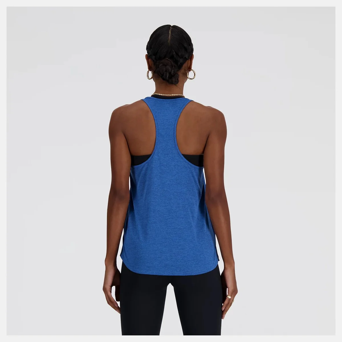 New Balance Athletics Tank Top Women's (Blue Agate Heather) - Image 3