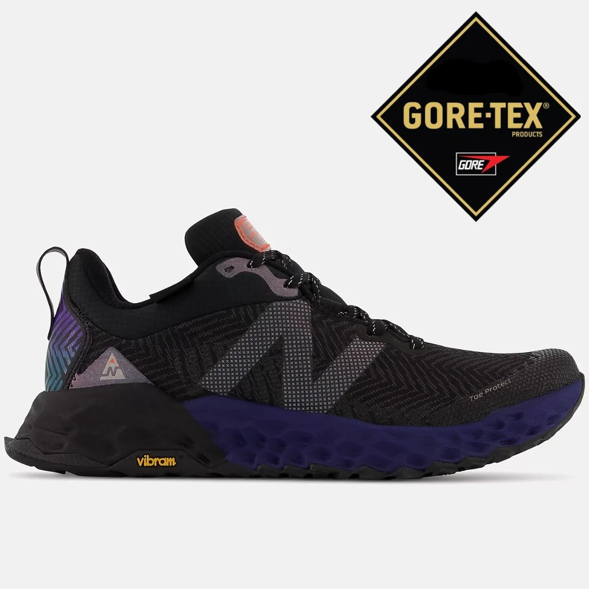 New Balance Fresh Foam Hierro V6 Gtx Trail Shoes Ladies (Black Night)