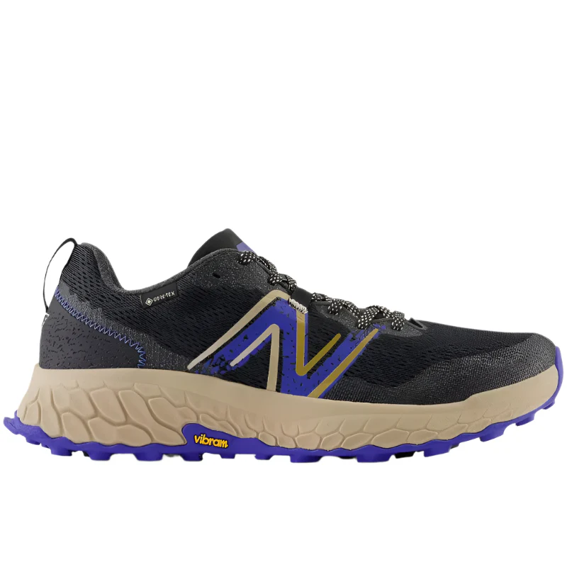 New Balance Hierro V7 Gore Tex Trail Shoes Men's (Black Marine Blue)