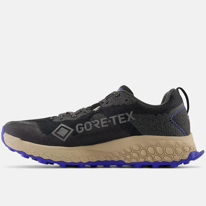 New Balance Hierro V7 Gore Tex Trail Shoes Men's (Black Marine Blue) - Image 3