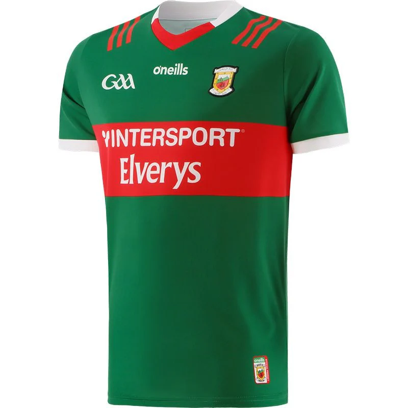 O'Neills Mayo GAA Home Jersey Junior (Bottle Red White)