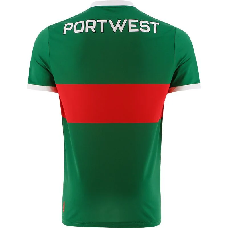 O'Neills Mayo GAA Home Jersey Junior (Bottle Red White) - Image 2