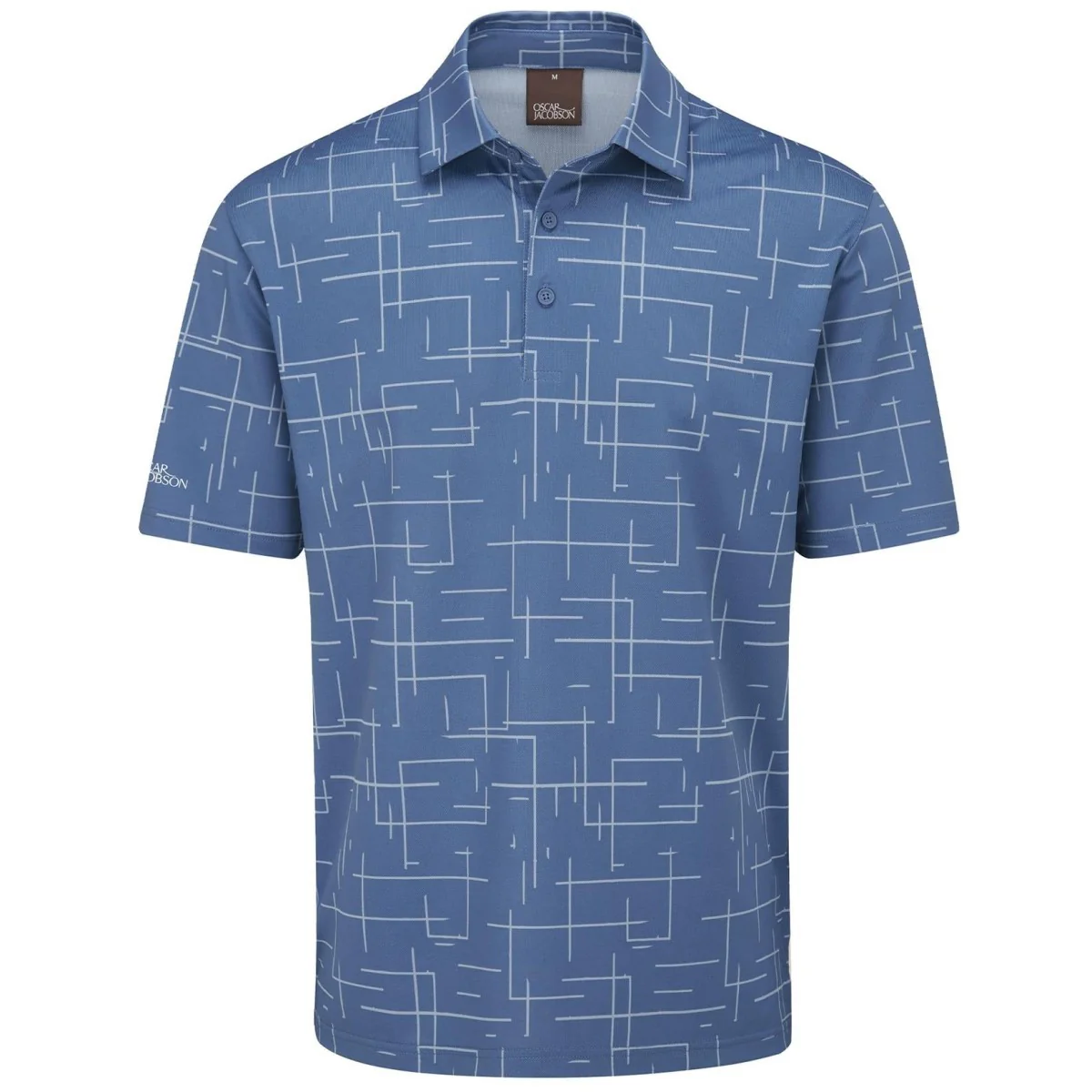 Oscar Jacobson Ashald Polo Shirt Men's (Elemental Blue) - Image 2