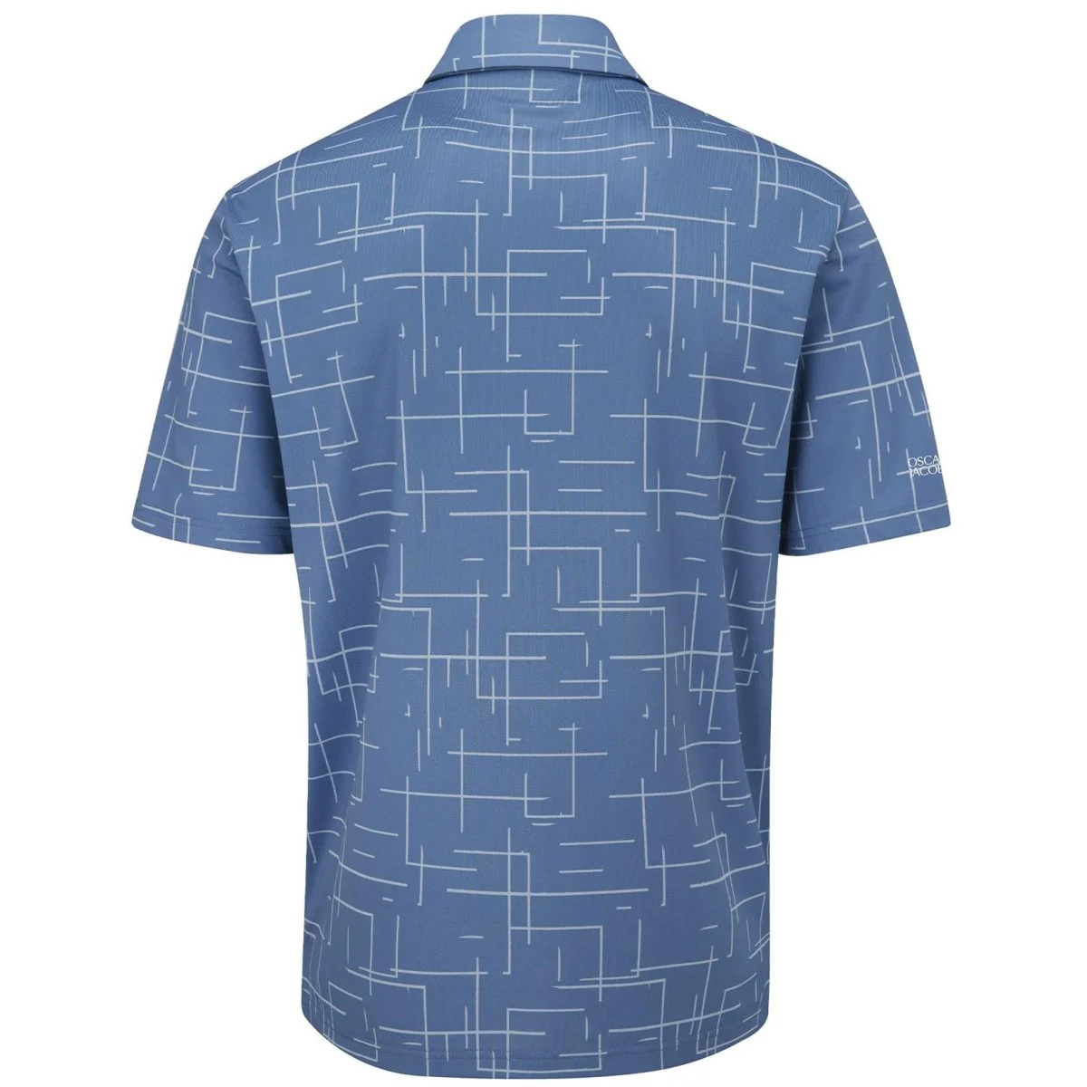 Oscar Jacobson Ashald Polo Shirt Men's (Elemental Blue) - Image 3