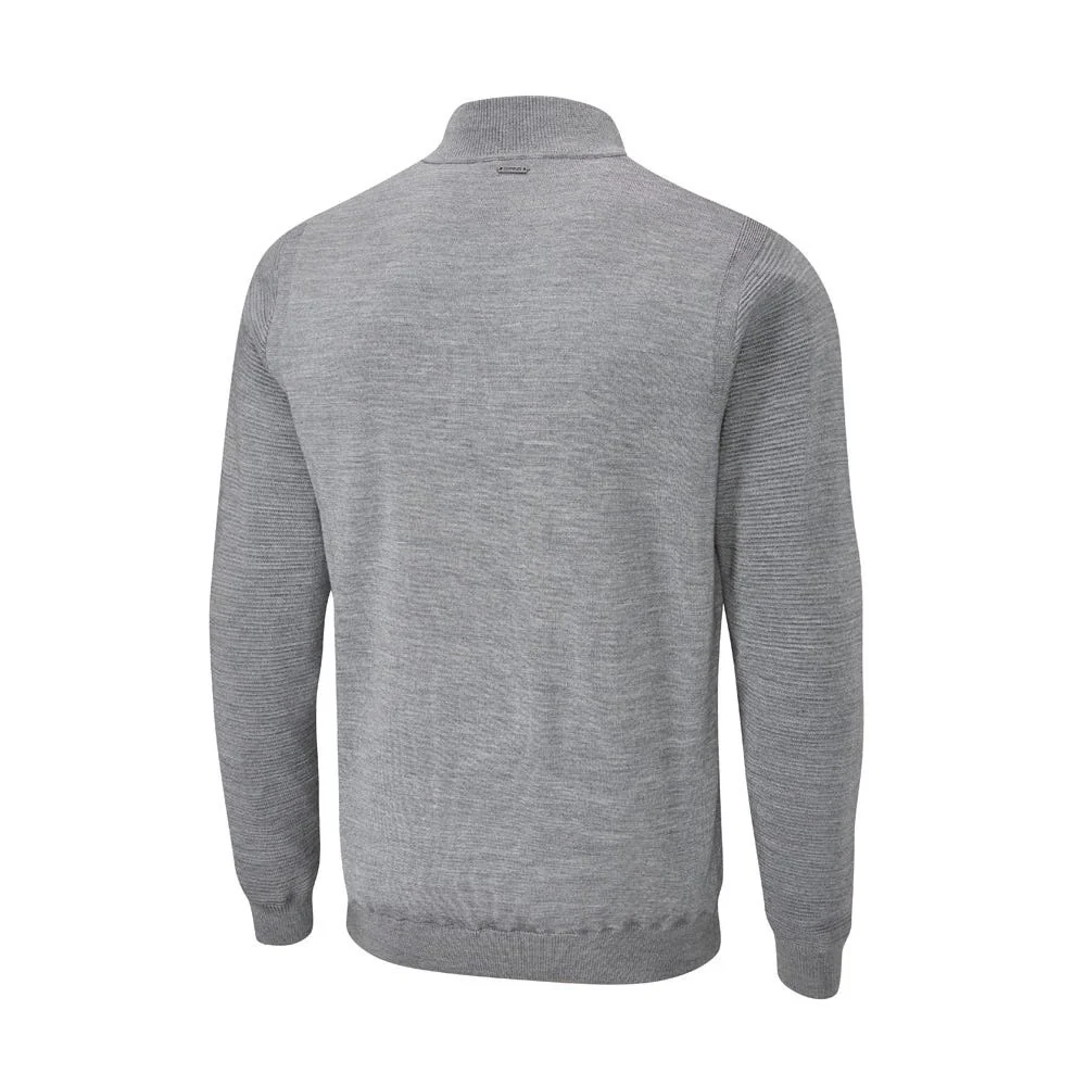 Ping Croy Lined Half Zip Sweater Men's (French Grey Marl) - Image 2